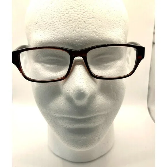 Alberto Romani Rectangular Eyeglasses Frame 54 15 140 Tortoise Shell Unisex - Picture 1 of 14